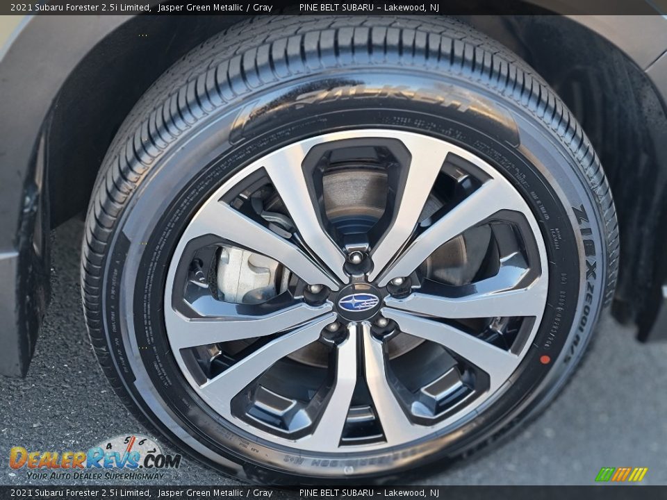 2021 Subaru Forester 2.5i Limited Jasper Green Metallic / Gray Photo #24