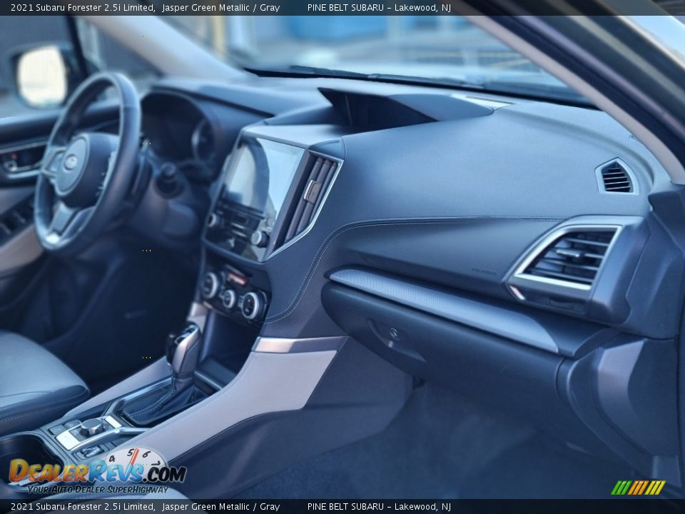 2021 Subaru Forester 2.5i Limited Jasper Green Metallic / Gray Photo #26