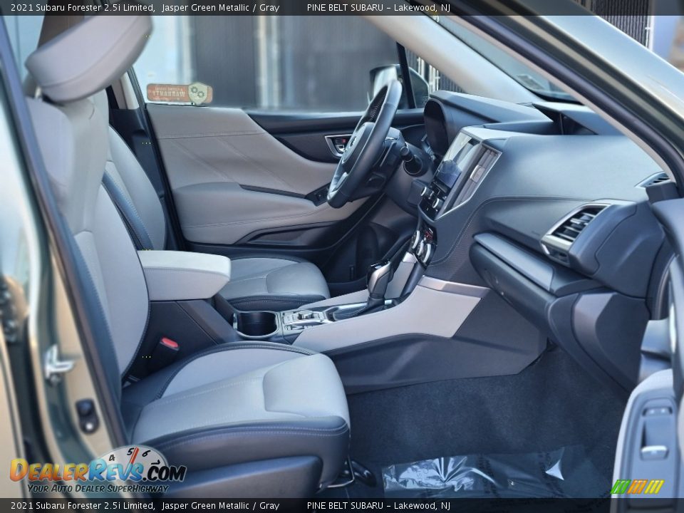 2021 Subaru Forester 2.5i Limited Jasper Green Metallic / Gray Photo #27
