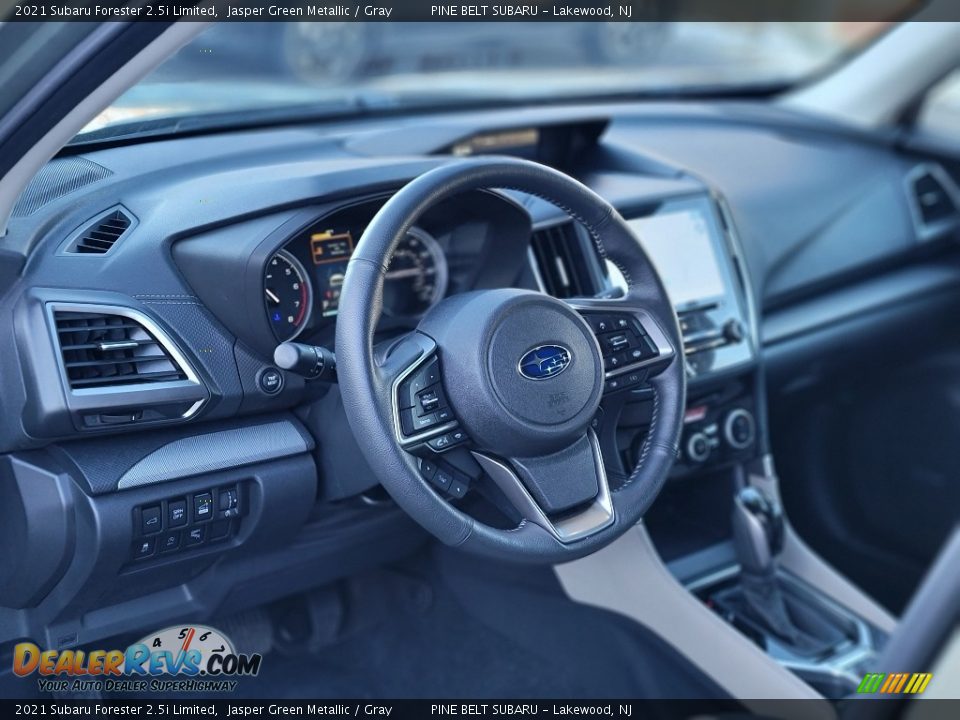 2021 Subaru Forester 2.5i Limited Jasper Green Metallic / Gray Photo #36