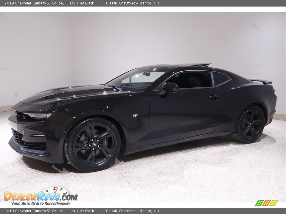 2019 Chevrolet Camaro SS Coupe Black / Jet Black Photo #3