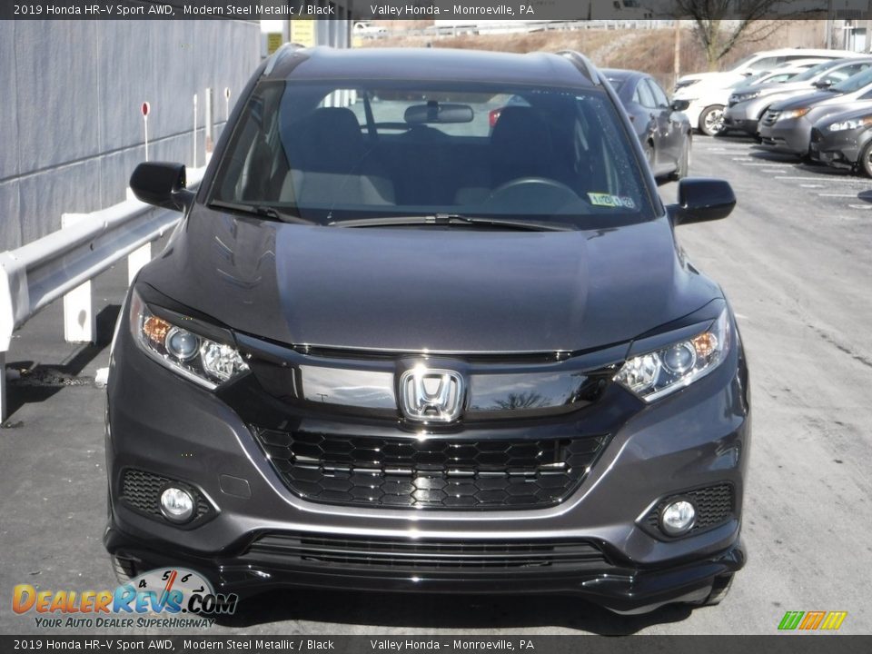 2019 Honda HR-V Sport AWD Modern Steel Metallic / Black Photo #4