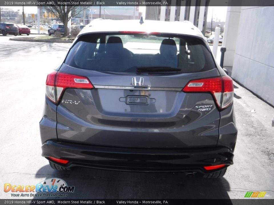 2019 Honda HR-V Sport AWD Modern Steel Metallic / Black Photo #6