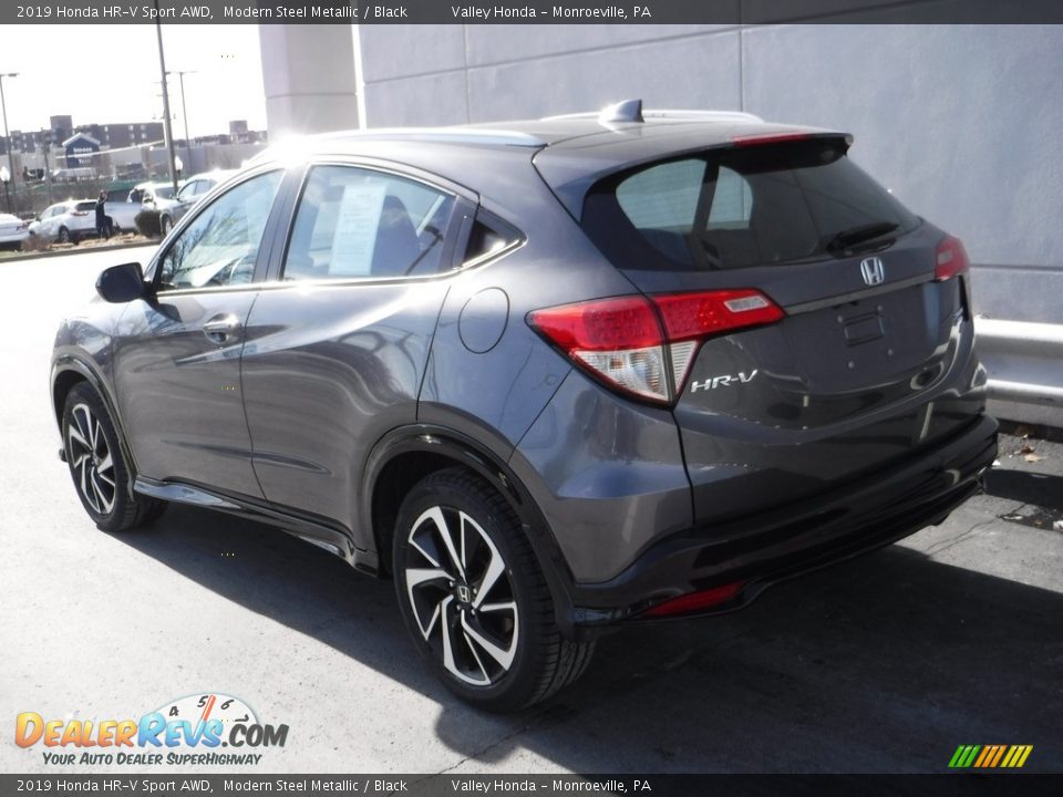 2019 Honda HR-V Sport AWD Modern Steel Metallic / Black Photo #8