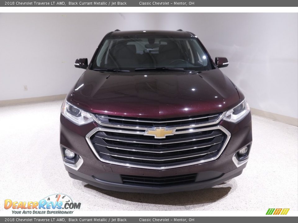 2018 Chevrolet Traverse LT AWD Black Currant Metallic / Jet Black Photo #2