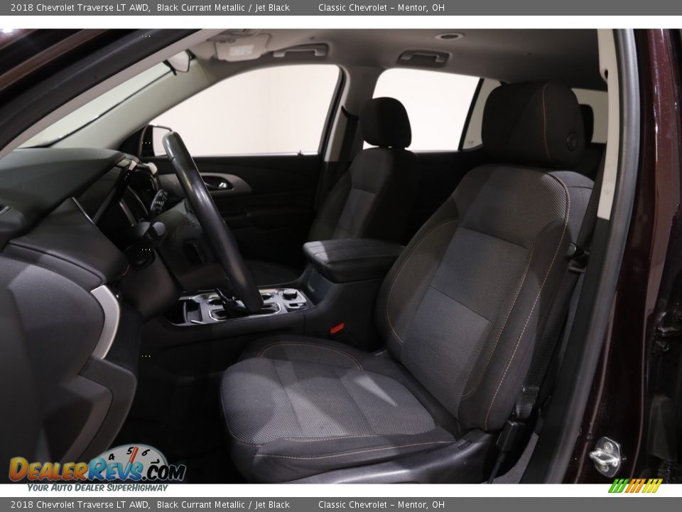 2018 Chevrolet Traverse LT AWD Black Currant Metallic / Jet Black Photo #5