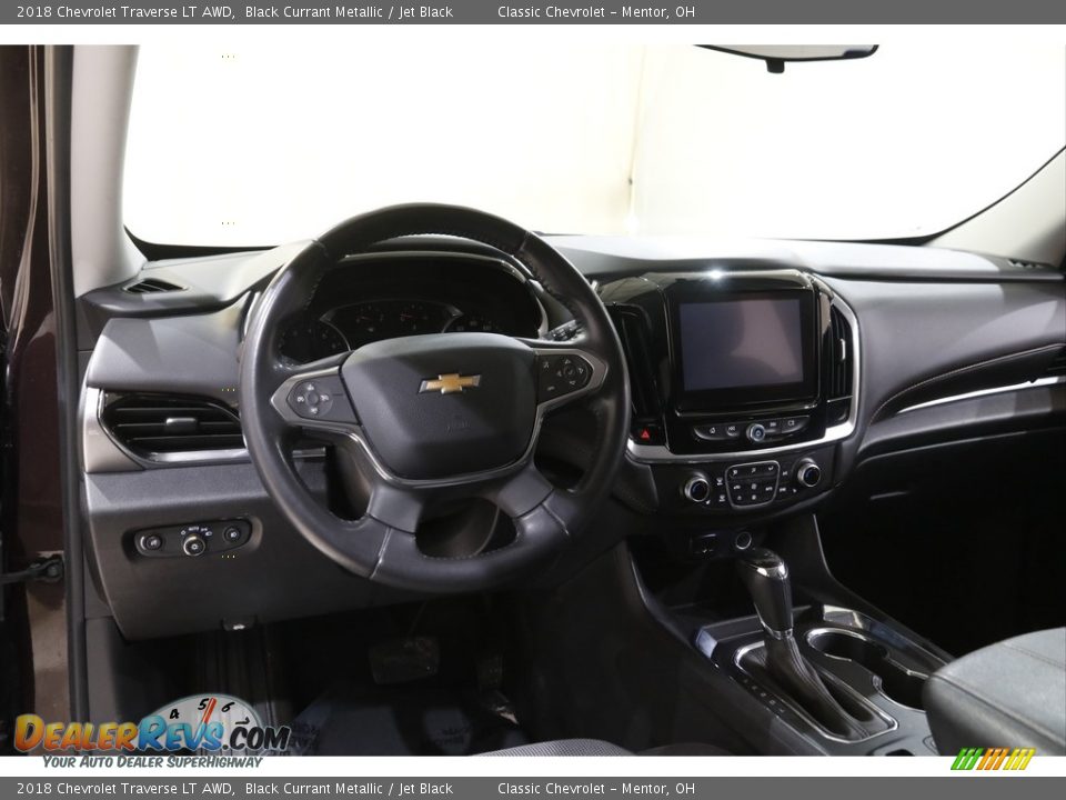 2018 Chevrolet Traverse LT AWD Black Currant Metallic / Jet Black Photo #6