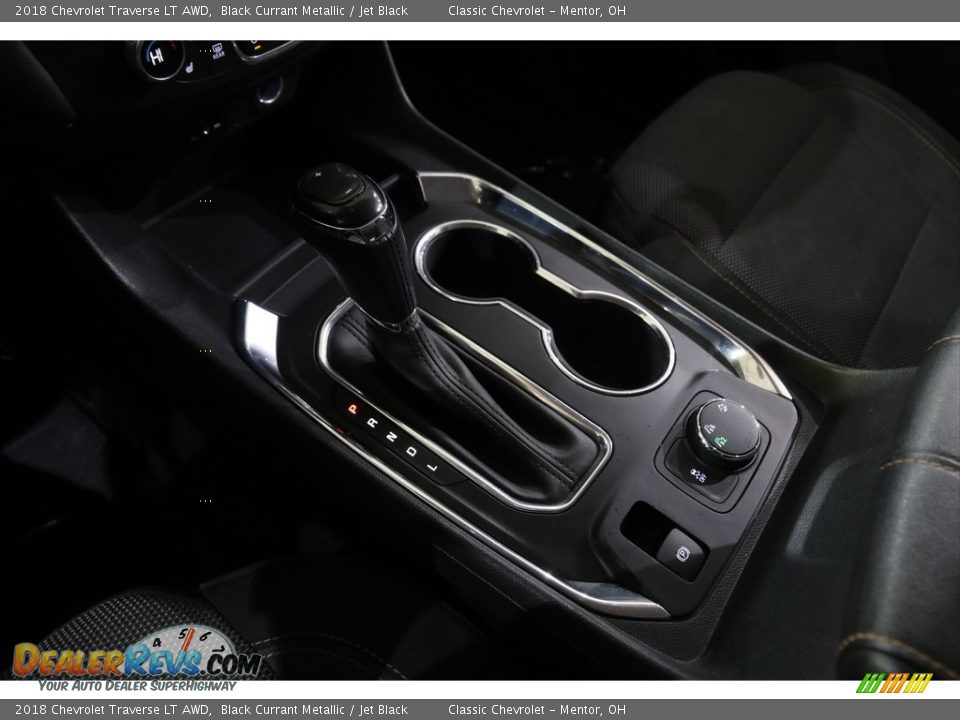 2018 Chevrolet Traverse LT AWD Black Currant Metallic / Jet Black Photo #13