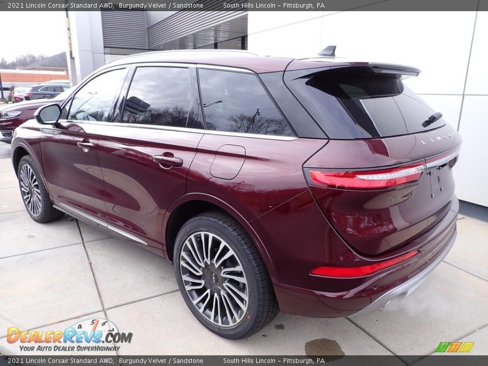 2021 Lincoln Corsair Standard AWD Burgundy Velvet / Sandstone Photo #3