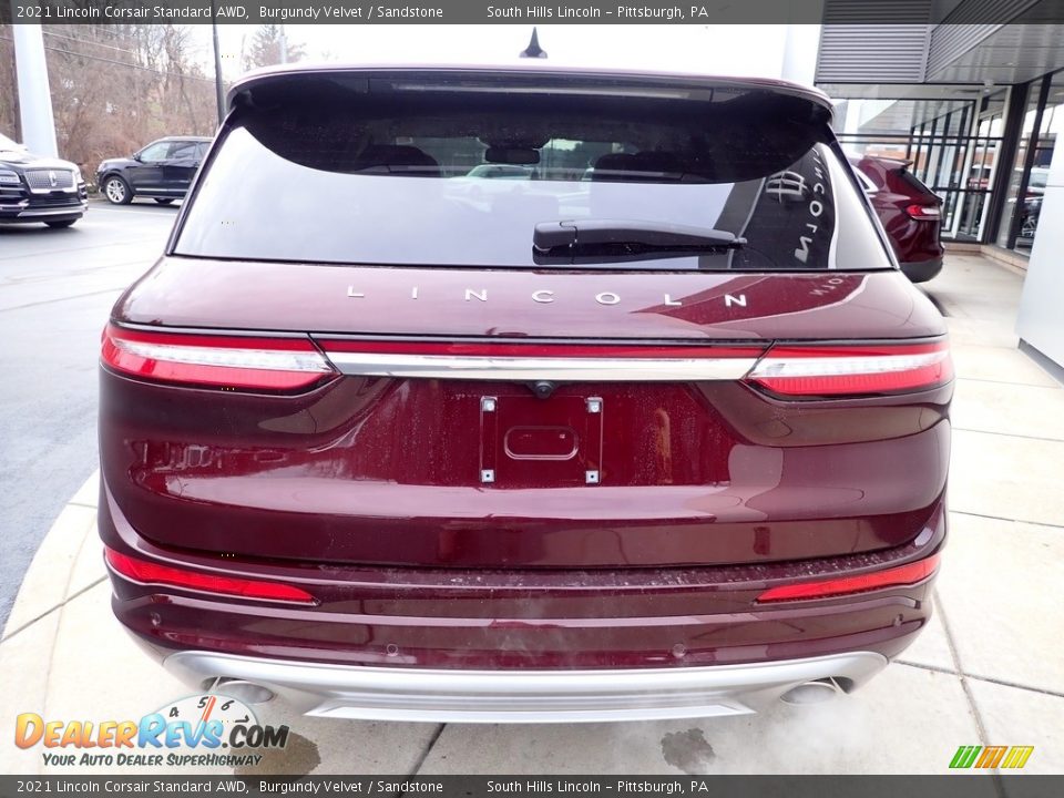 2021 Lincoln Corsair Standard AWD Burgundy Velvet / Sandstone Photo #4