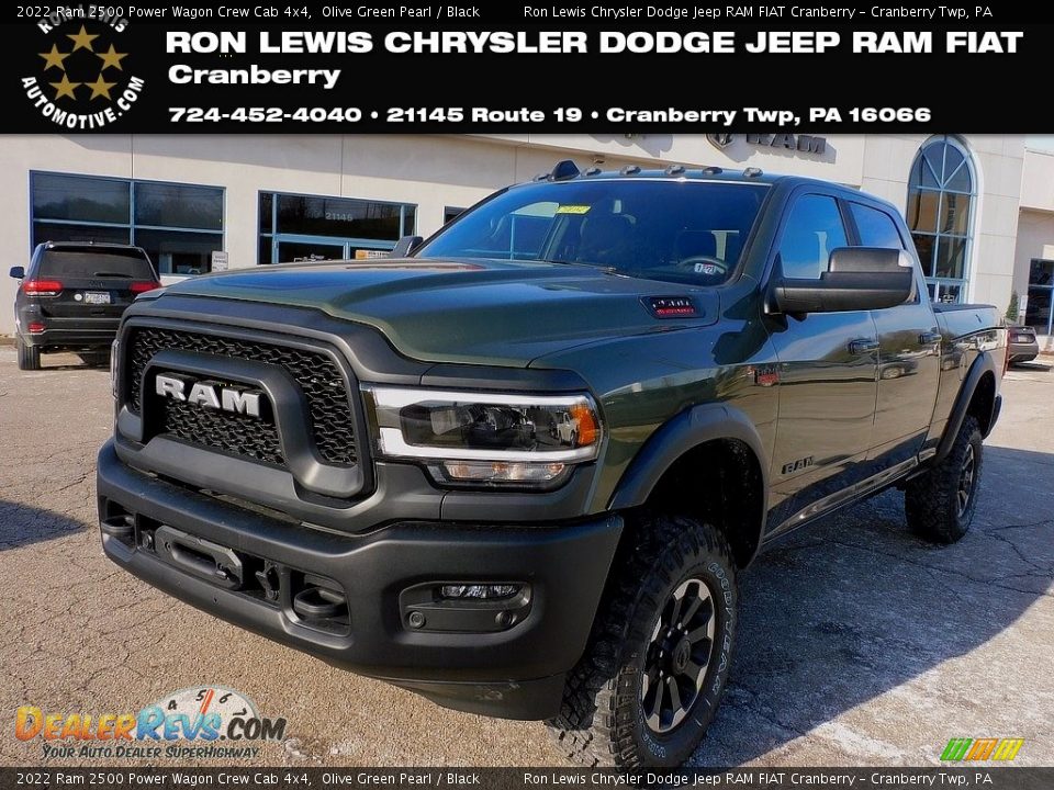 2022 Ram 2500 Power Wagon Crew Cab 4x4 Olive Green Pearl / Black Photo #1