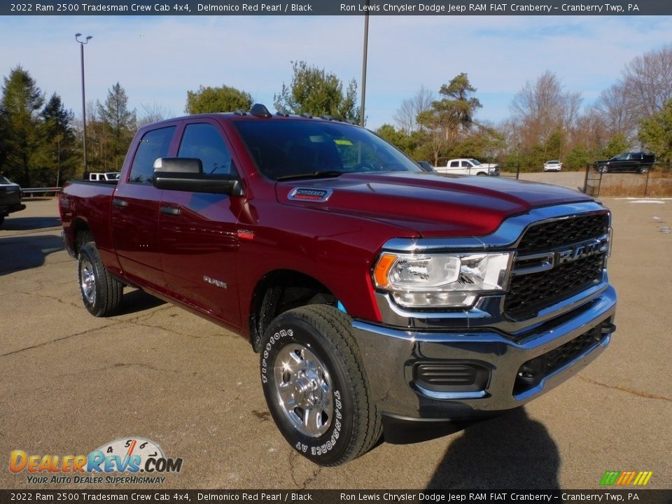 2022 Ram 2500 Tradesman Crew Cab 4x4 Delmonico Red Pearl / Black Photo #3