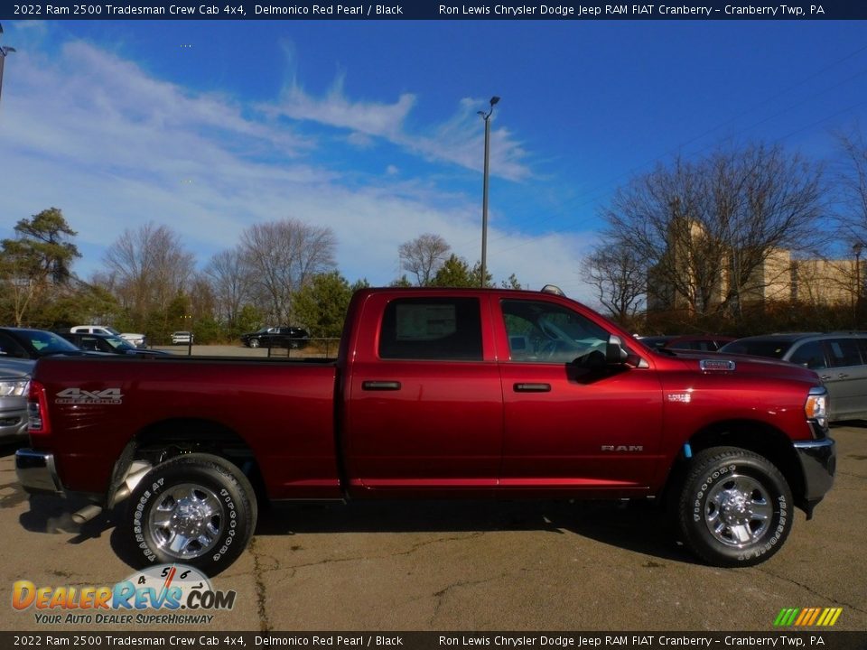 2022 Ram 2500 Tradesman Crew Cab 4x4 Delmonico Red Pearl / Black Photo #4