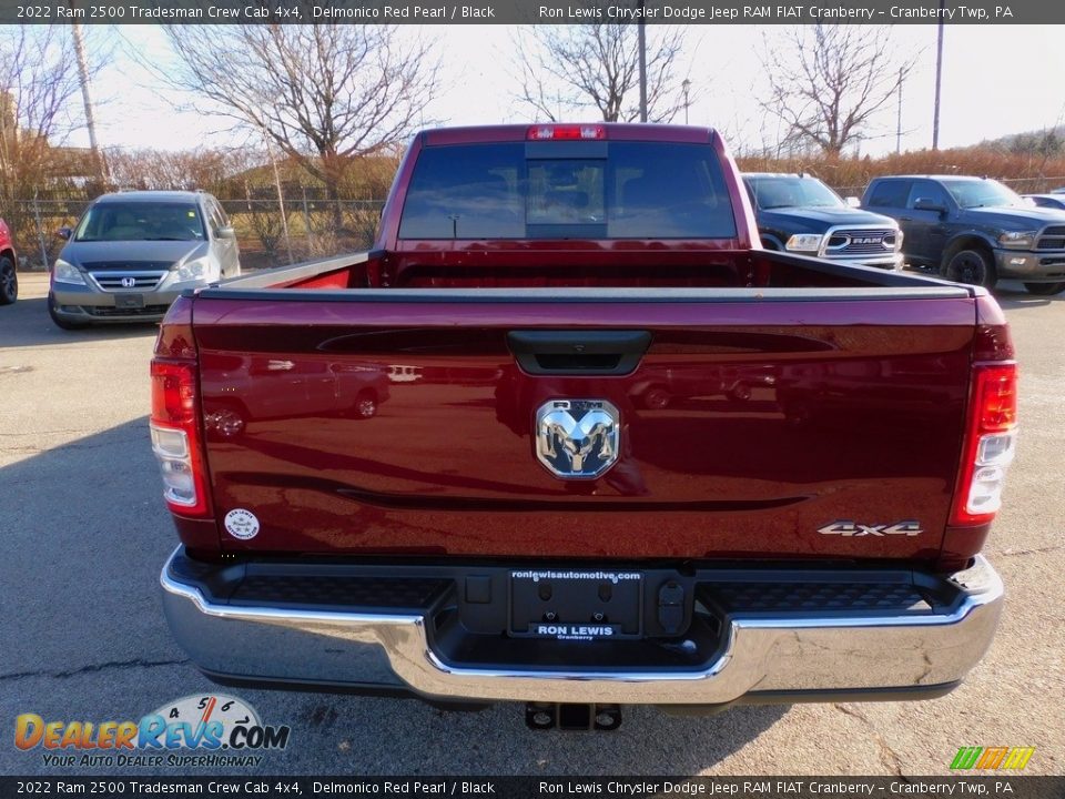 2022 Ram 2500 Tradesman Crew Cab 4x4 Delmonico Red Pearl / Black Photo #6