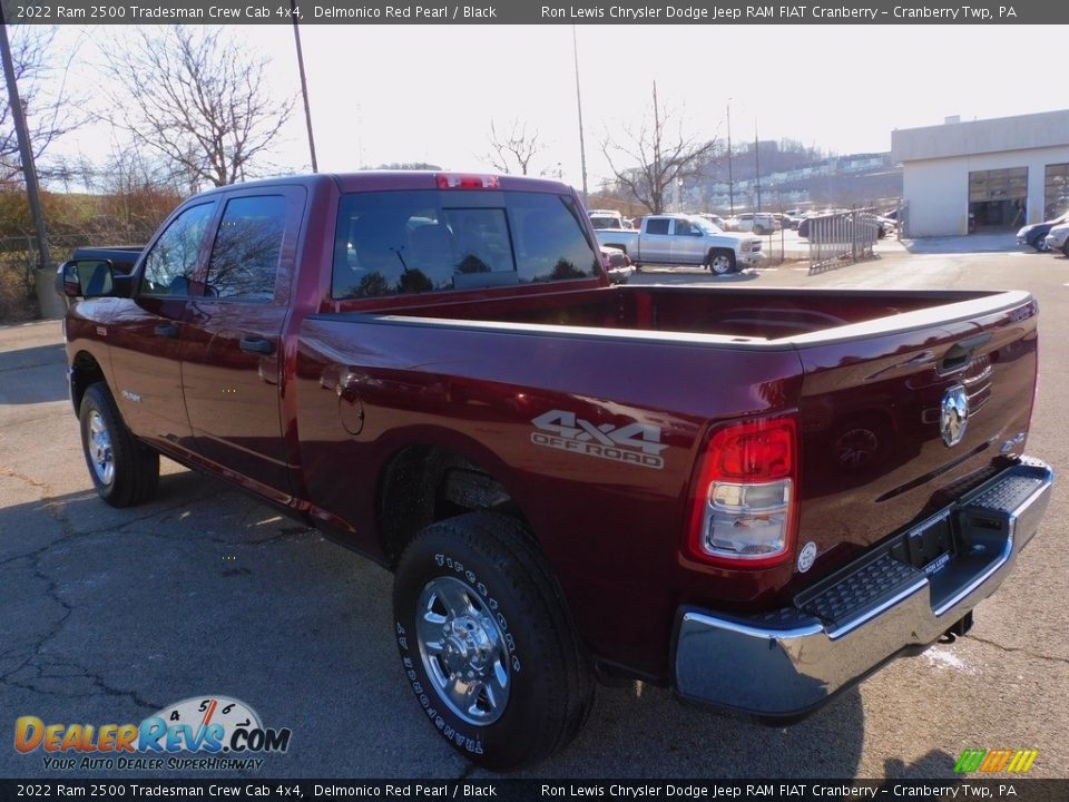 2022 Ram 2500 Tradesman Crew Cab 4x4 Delmonico Red Pearl / Black Photo #8