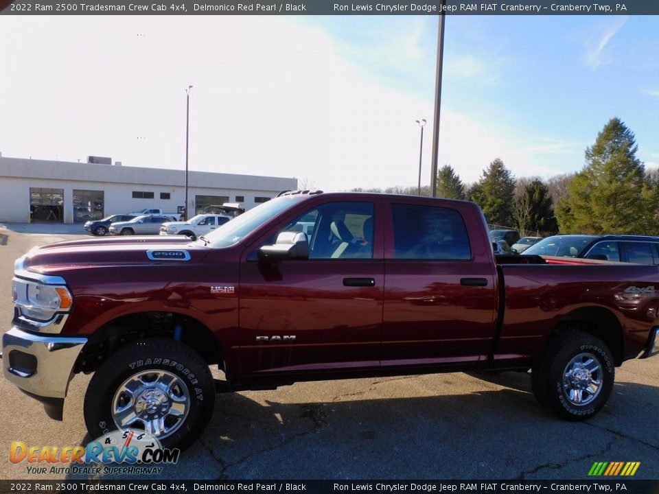 2022 Ram 2500 Tradesman Crew Cab 4x4 Delmonico Red Pearl / Black Photo #9