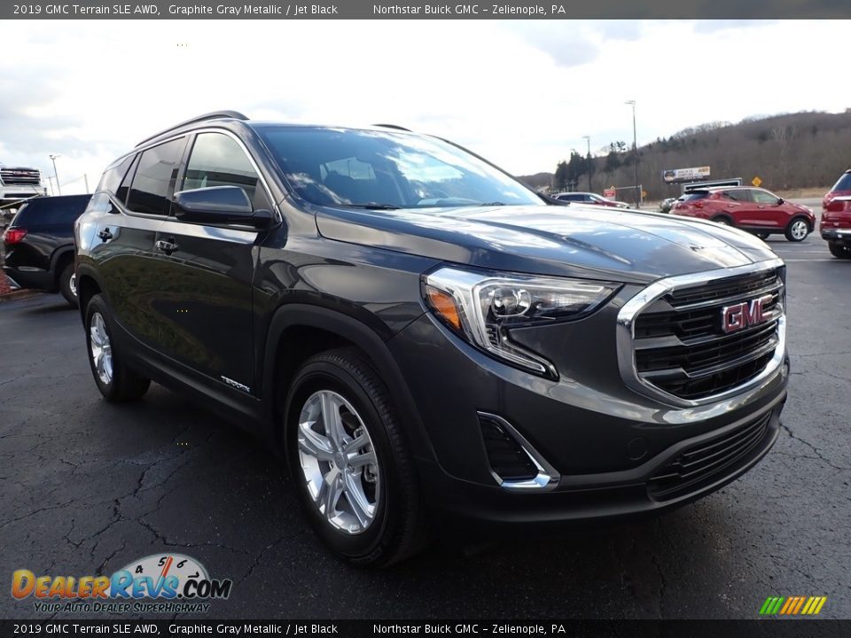 2019 GMC Terrain SLE AWD Graphite Gray Metallic / Jet Black Photo #4