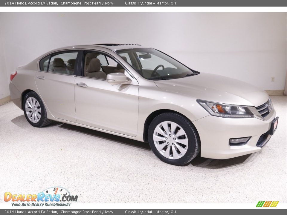 2014 Honda Accord EX Sedan Champagne Frost Pearl / Ivory Photo #1