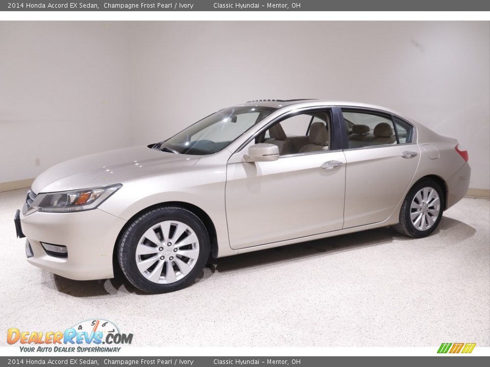 2014 Honda Accord EX Sedan Champagne Frost Pearl / Ivory Photo #3