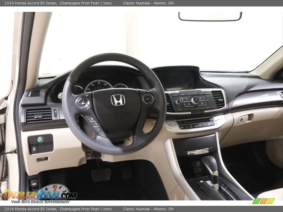 2014 Honda Accord EX Sedan Champagne Frost Pearl / Ivory Photo #6