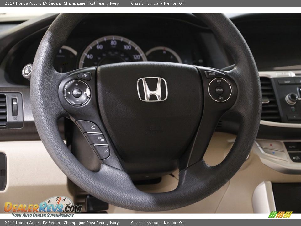 2014 Honda Accord EX Sedan Champagne Frost Pearl / Ivory Photo #7