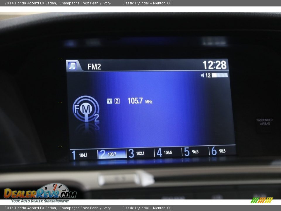 2014 Honda Accord EX Sedan Champagne Frost Pearl / Ivory Photo #10