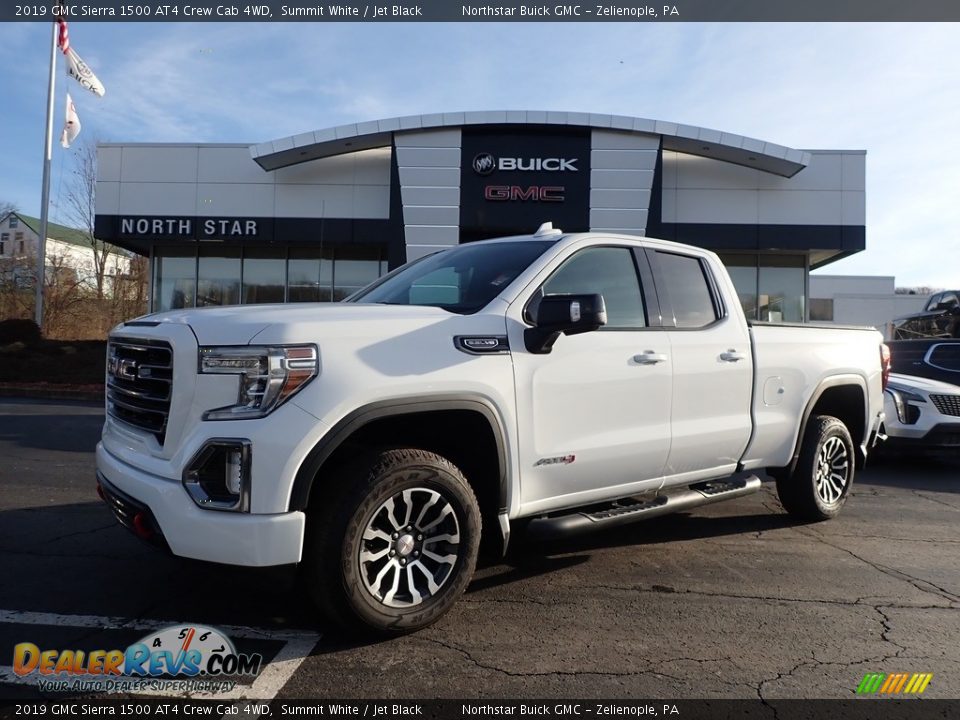 2019 GMC Sierra 1500 AT4 Crew Cab 4WD Summit White / Jet Black Photo #1