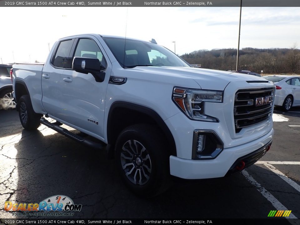 2019 GMC Sierra 1500 AT4 Crew Cab 4WD Summit White / Jet Black Photo #4