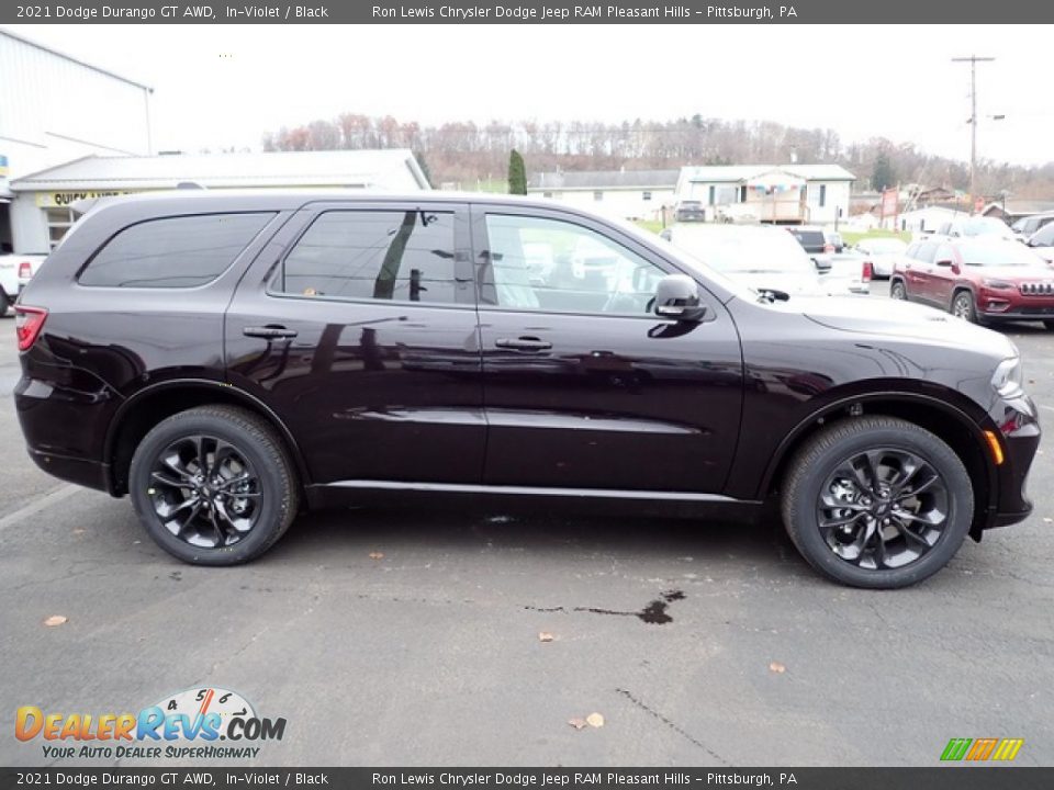 2021 Dodge Durango GT AWD In-Violet / Black Photo #7