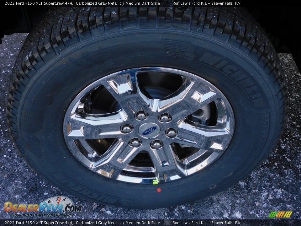2022 Ford F150 XLT SuperCrew 4x4 Carbonized Gray Metallic / Medium Dark Slate Photo #10