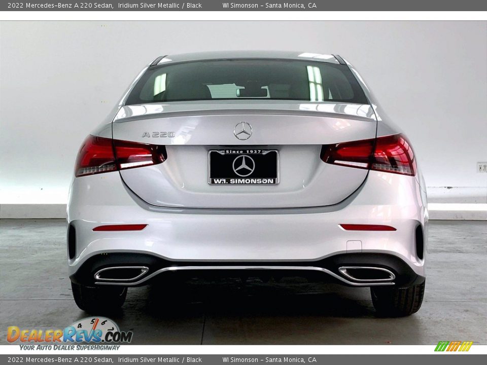 2022 Mercedes-Benz A 220 Sedan Iridium Silver Metallic / Black Photo #3