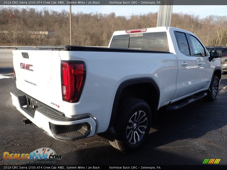 2019 GMC Sierra 1500 AT4 Crew Cab 4WD Summit White / Jet Black Photo #9