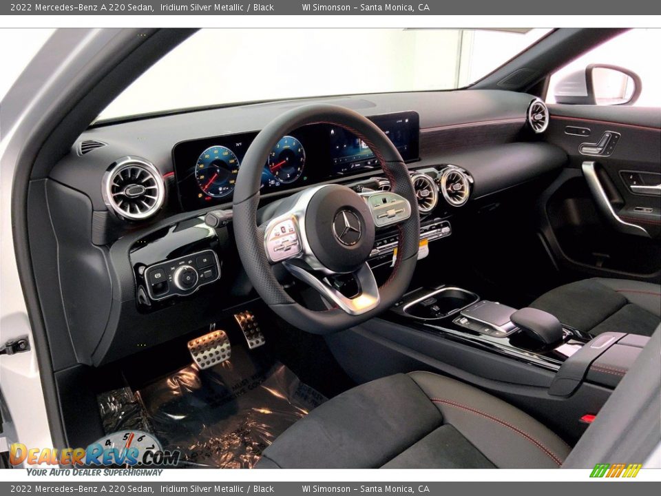 Black Interior - 2022 Mercedes-Benz A 220 Sedan Photo #4