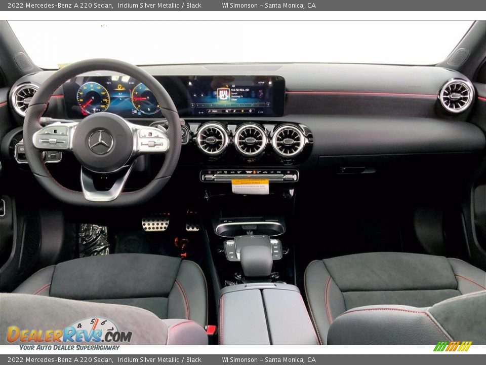 Black Interior - 2022 Mercedes-Benz A 220 Sedan Photo #6