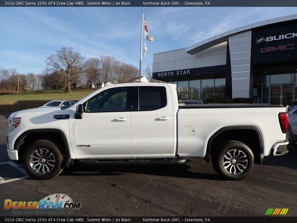 2019 GMC Sierra 1500 AT4 Crew Cab 4WD Summit White / Jet Black Photo #12