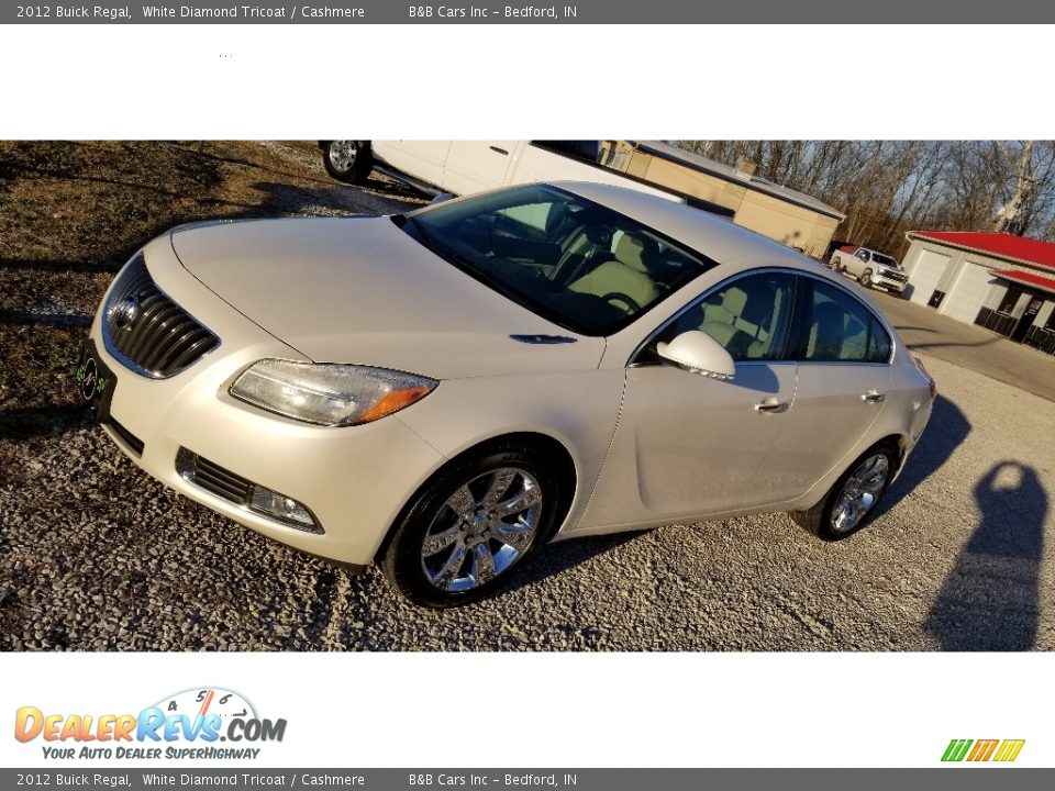 2012 Buick Regal White Diamond Tricoat / Cashmere Photo #8