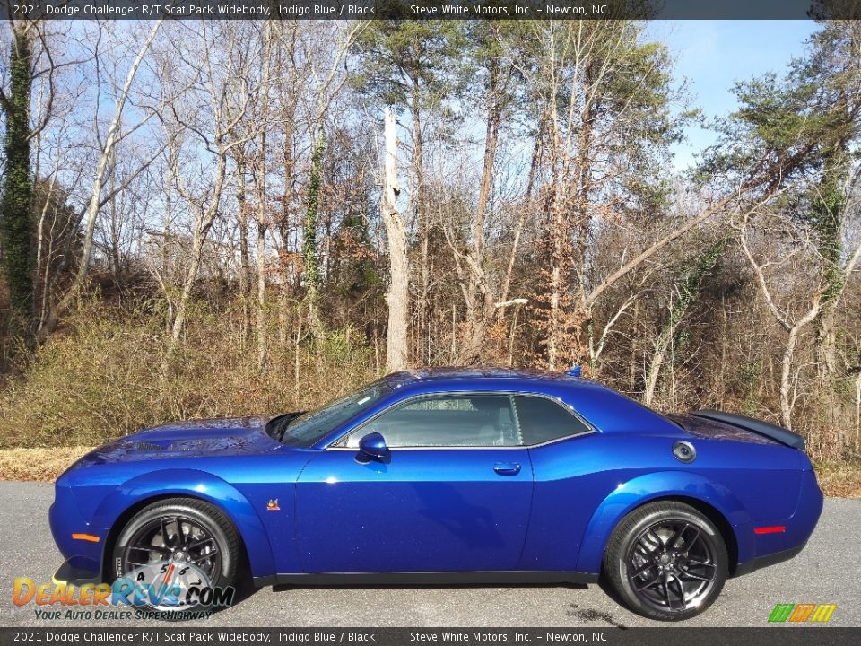 2021 Dodge Challenger R/T Scat Pack Widebody Indigo Blue / Black Photo #1