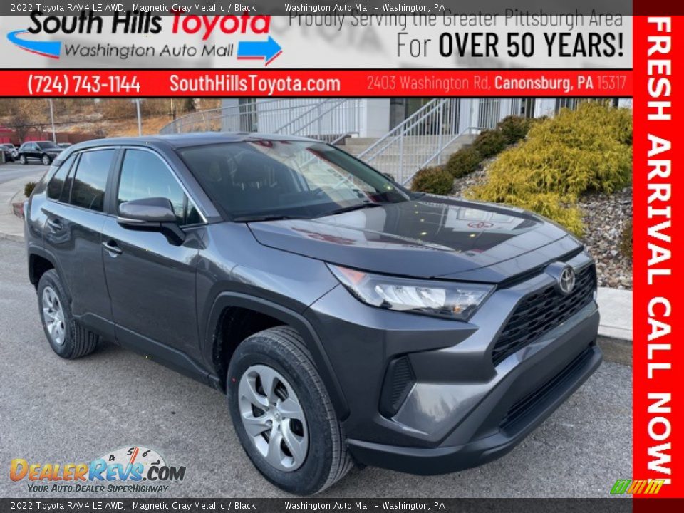 2022 Toyota RAV4 LE AWD Magnetic Gray Metallic / Black Photo #1