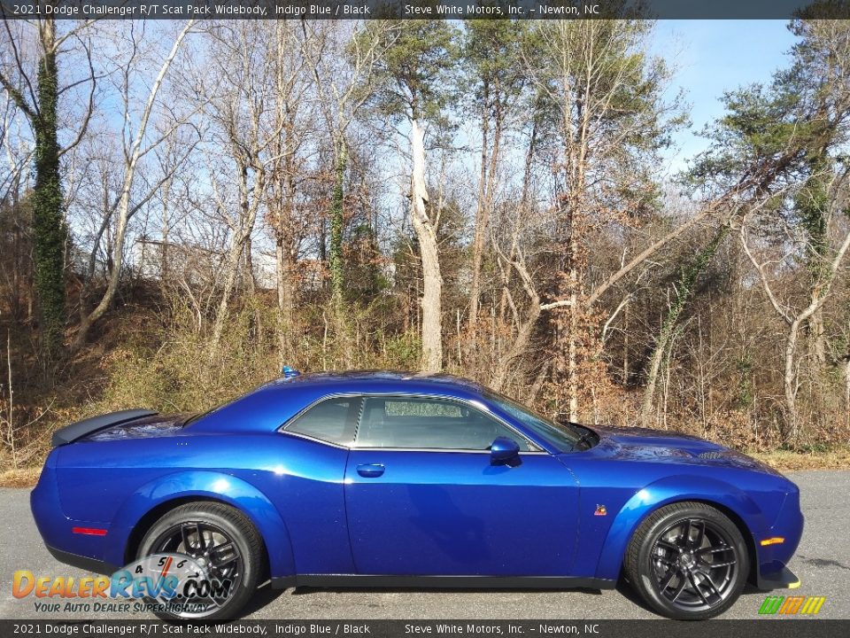 2021 Dodge Challenger R/T Scat Pack Widebody Indigo Blue / Black Photo #5