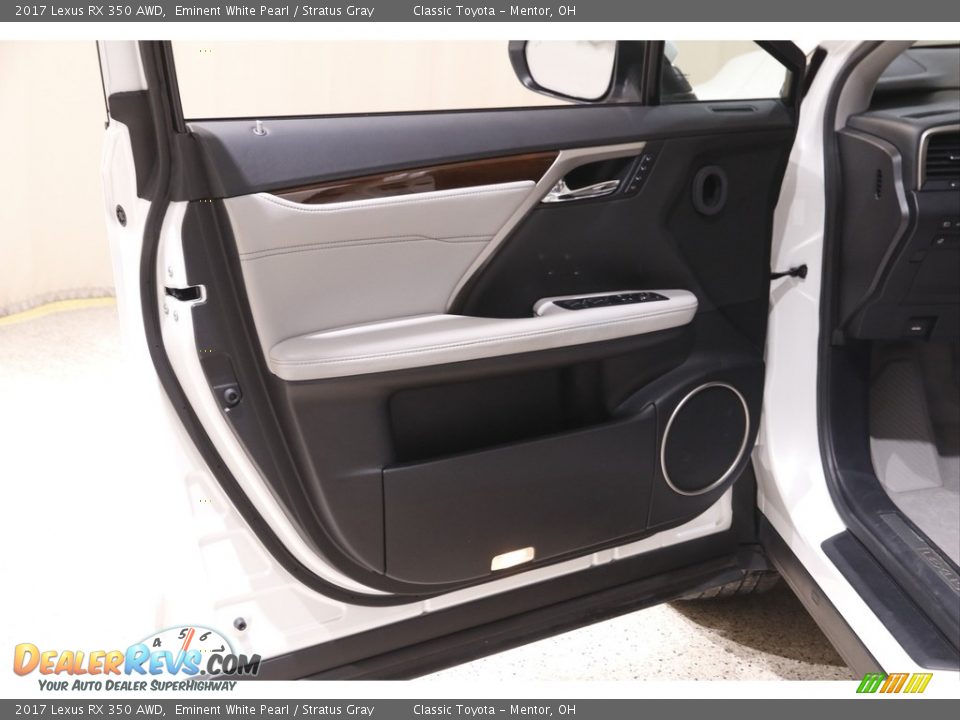 2017 Lexus RX 350 AWD Eminent White Pearl / Stratus Gray Photo #4