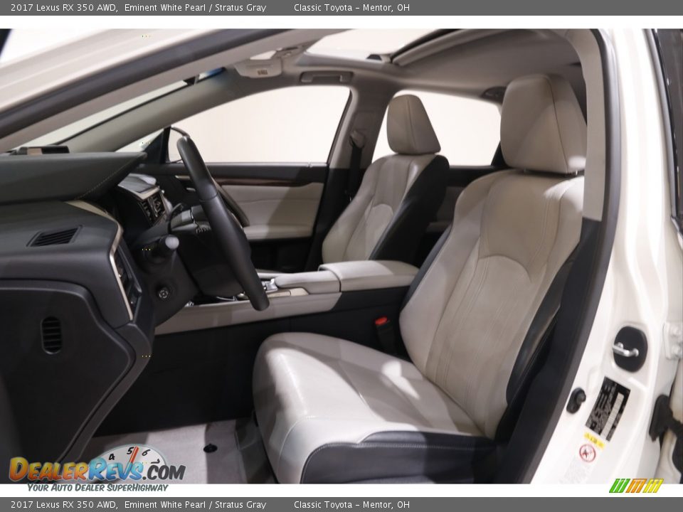 2017 Lexus RX 350 AWD Eminent White Pearl / Stratus Gray Photo #5