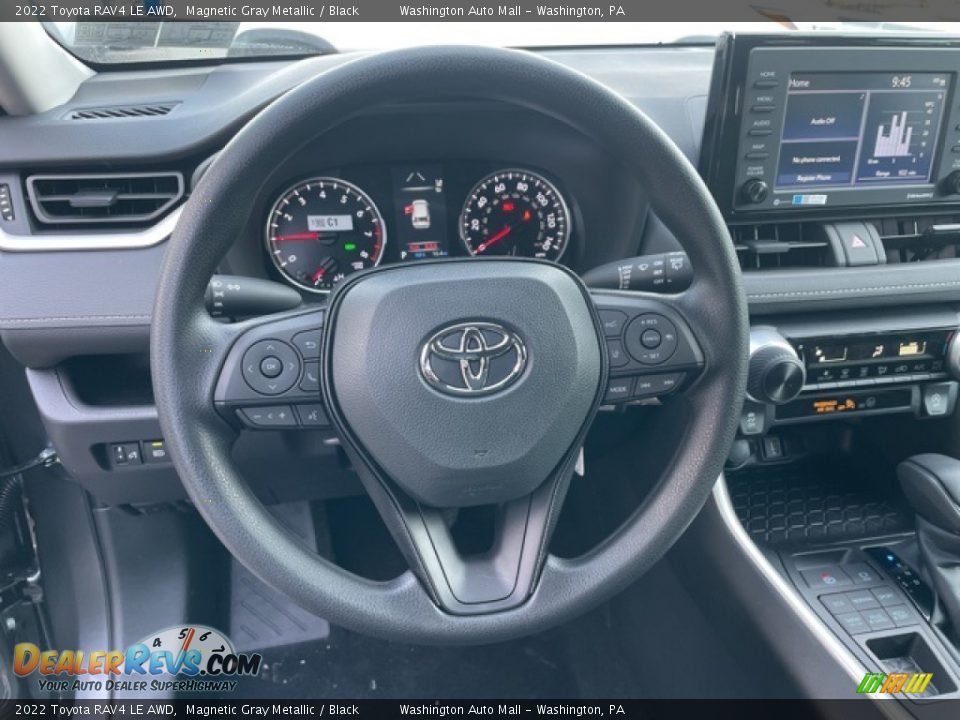 2022 Toyota RAV4 LE AWD Steering Wheel Photo #12