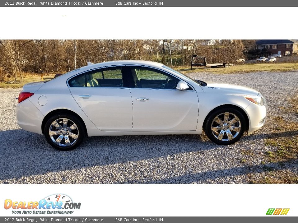 2012 Buick Regal White Diamond Tricoat / Cashmere Photo #27