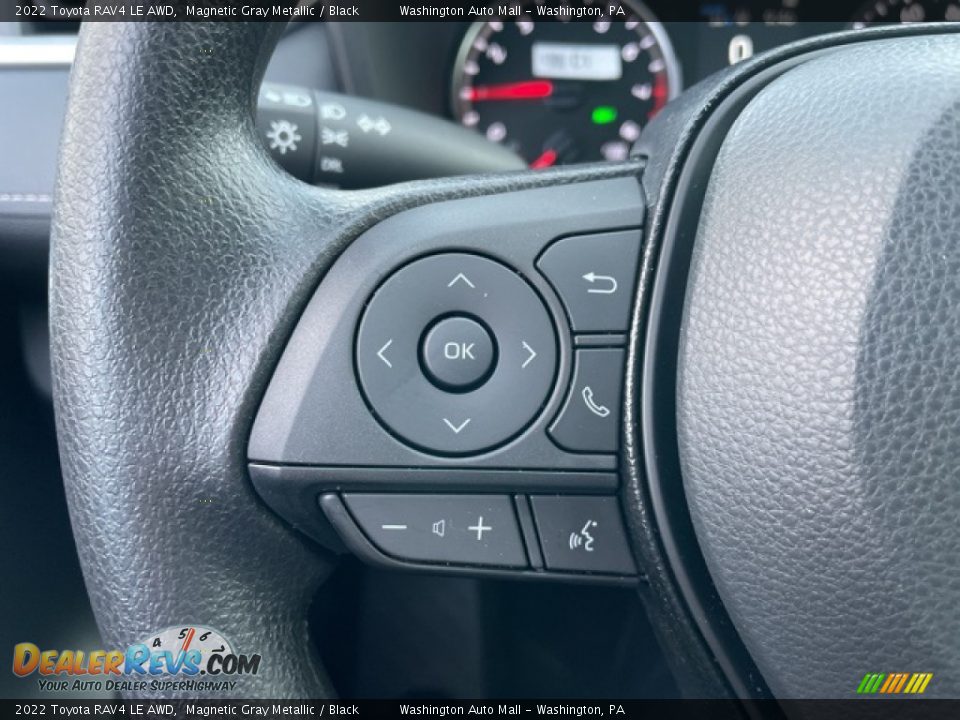 2022 Toyota RAV4 LE AWD Steering Wheel Photo #18