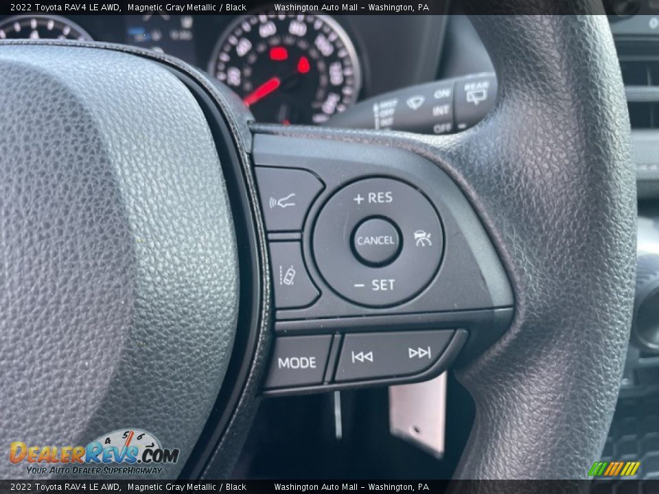 2022 Toyota RAV4 LE AWD Steering Wheel Photo #19