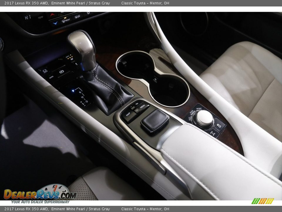 2017 Lexus RX 350 AWD Eminent White Pearl / Stratus Gray Photo #15
