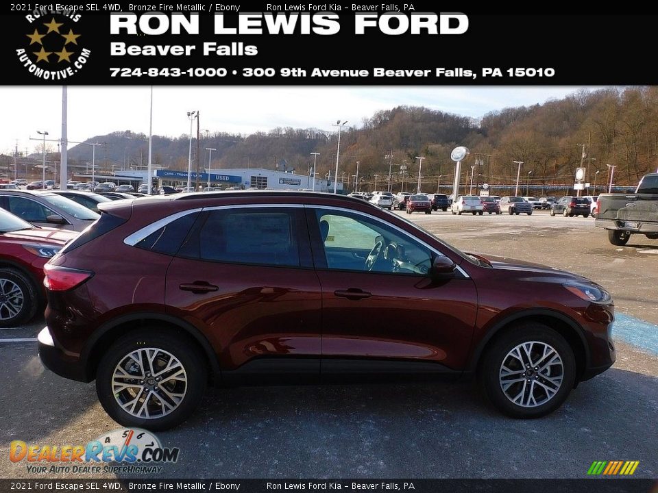 2021 Ford Escape SEL 4WD Bronze Fire Metallic / Ebony Photo #1