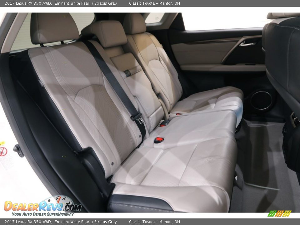 2017 Lexus RX 350 AWD Eminent White Pearl / Stratus Gray Photo #19