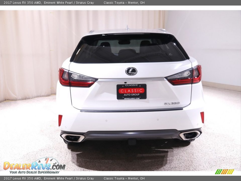 2017 Lexus RX 350 AWD Eminent White Pearl / Stratus Gray Photo #21