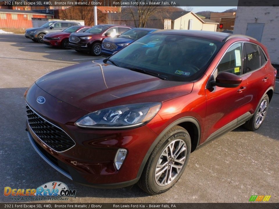 2021 Ford Escape SEL 4WD Bronze Fire Metallic / Ebony Photo #7